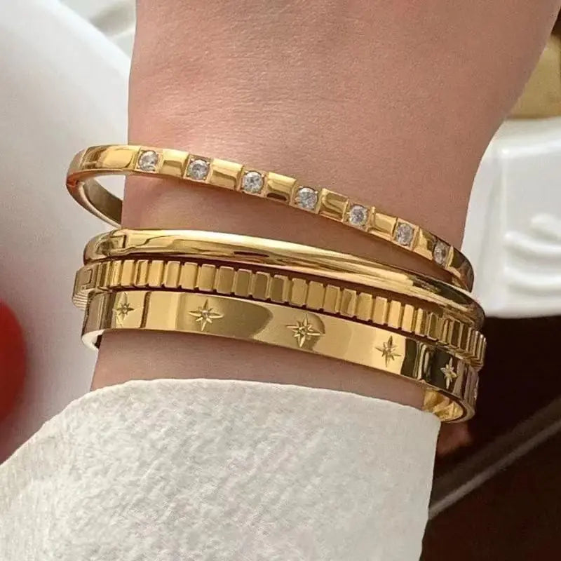 Geometric Fashion Bangles
