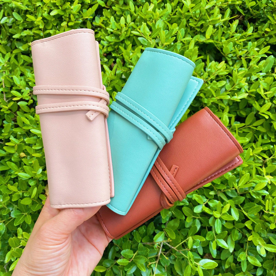 Always With Me Jewelry Roll Bag