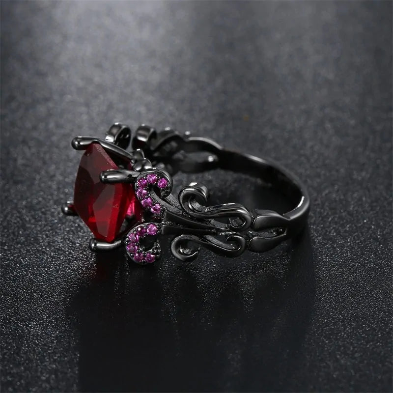 Floral Zirconia Ring