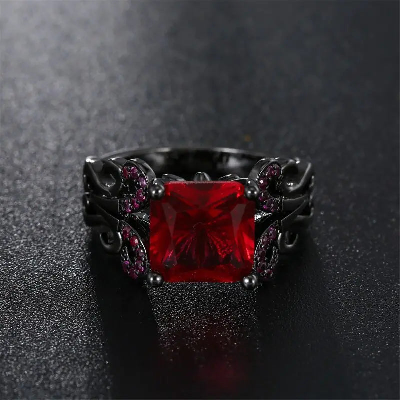 Floral Zirconia Ring