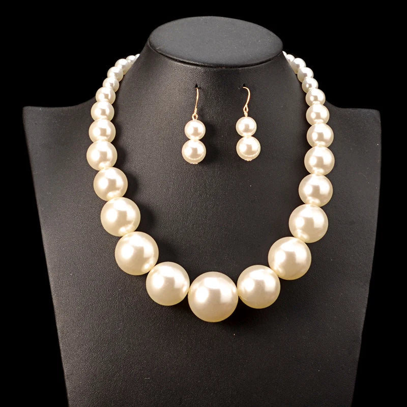 Big Pearl Jewelry Set