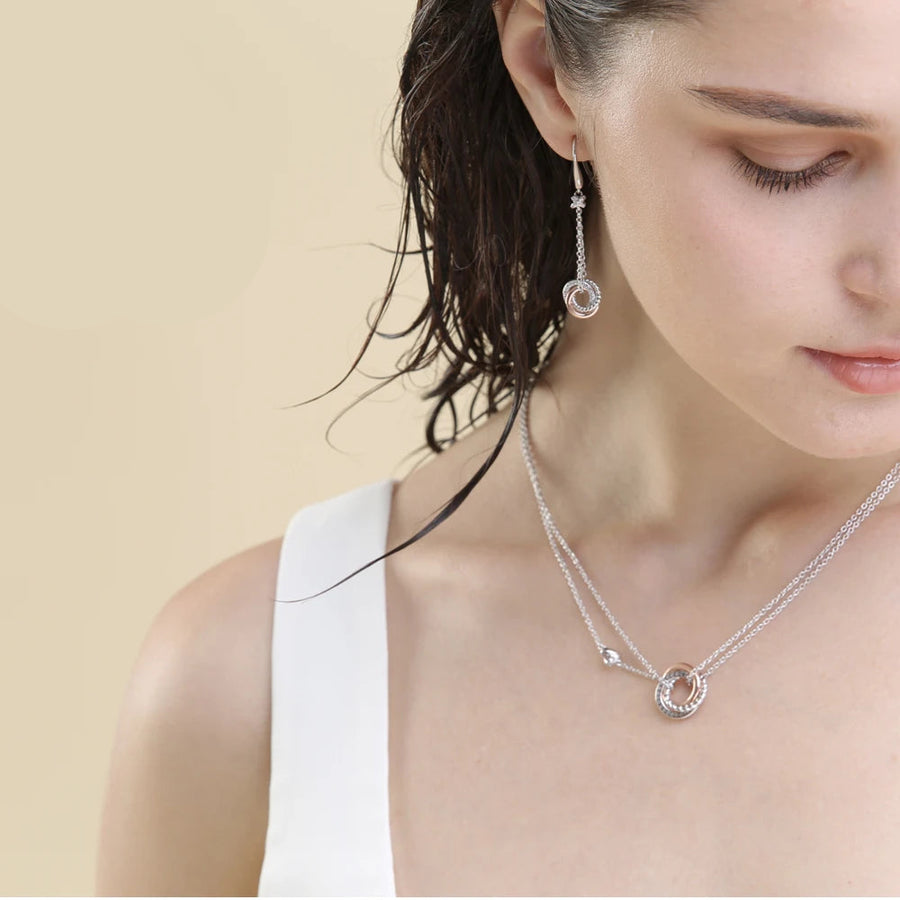 925 Sterling Silver Long Necklace