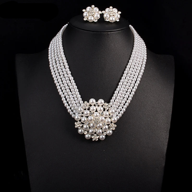 African Wedding Bridal Jewelry Set