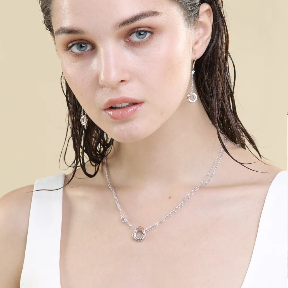 925 Sterling Silver Long Necklace