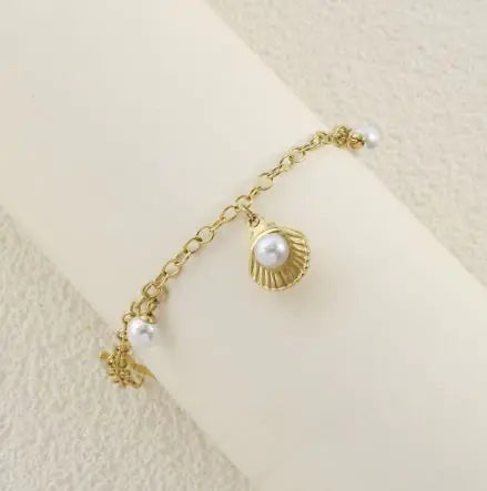 Chic Shell Charm Anklet