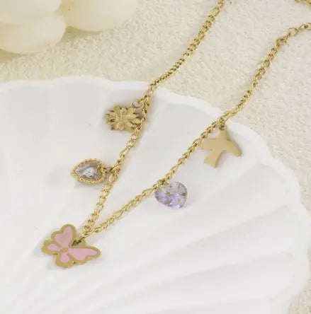 Chic Shell Charm Anklet
