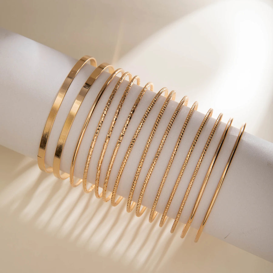Punk Gold Color Bracelets