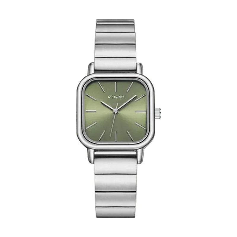Minimalist Square Steel Mesh Watch