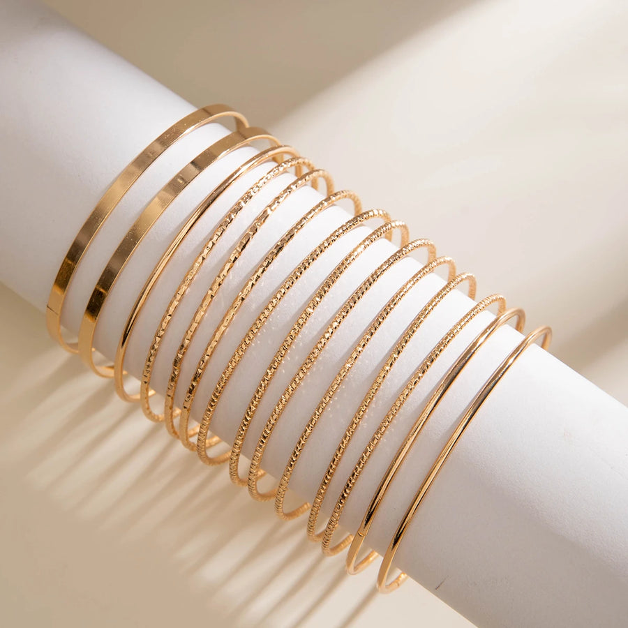 Punk Gold Color Bracelets