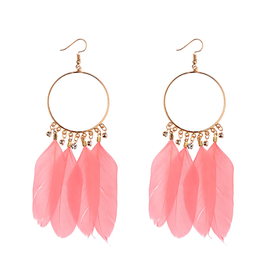Antique Vintage Bohemian Ethnic Tassel Earrings