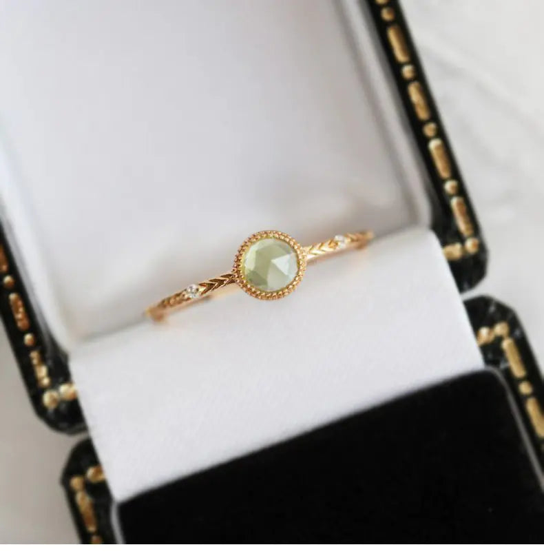 Gold-Plated Fashion Stacking Ring