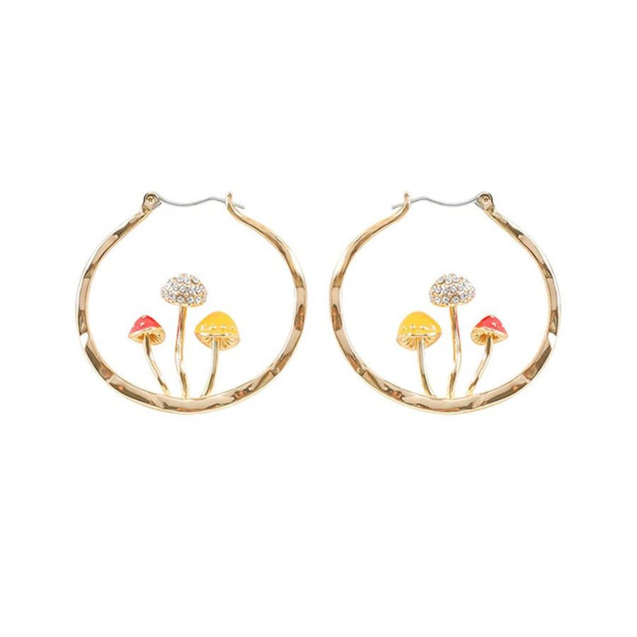 Vintage Mushroom Shaped Earrings