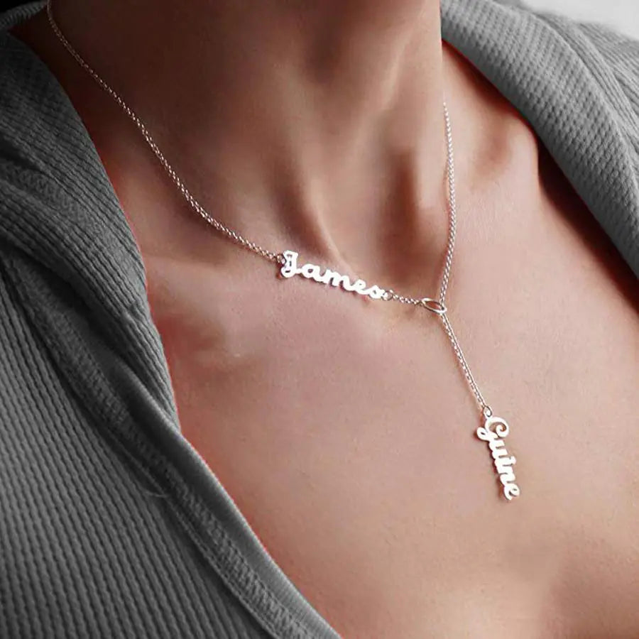 Love Necklace - Joining Names Jewelry