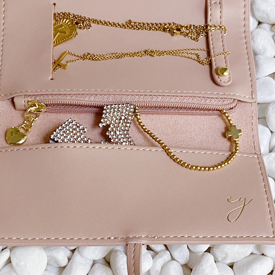 Always With Me Jewelry Roll Bag