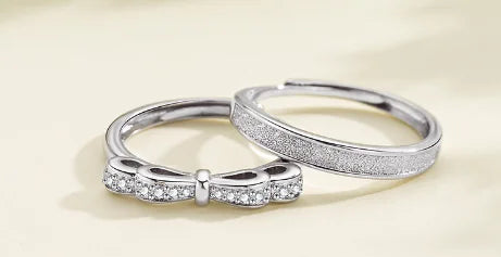 Light Luxury Women's Bow Ring with Unique Design