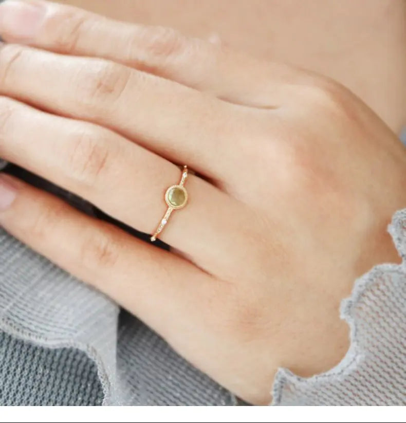 Gold-Plated Fashion Stacking Ring
