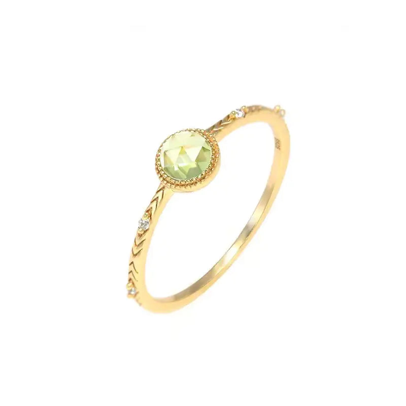 Gold-Plated Fashion Stacking Ring