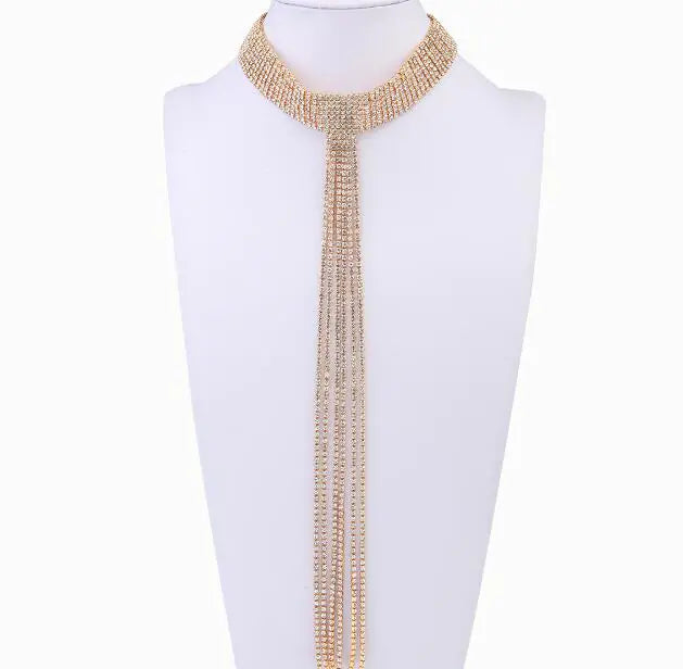 Necklace, Sparkling Choker, Jewelry