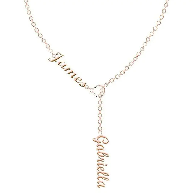 Love Necklace - Joining Names Jewelry