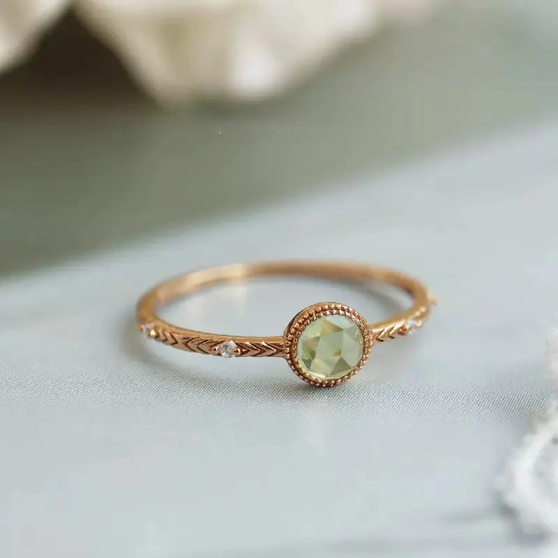 Gold-Plated Fashion Stacking Ring