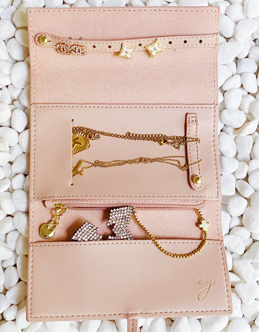 Always With Me Jewelry Roll Bag
