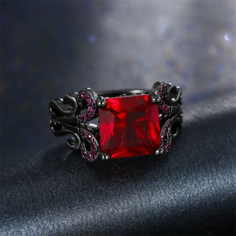 Floral Zirconia Ring