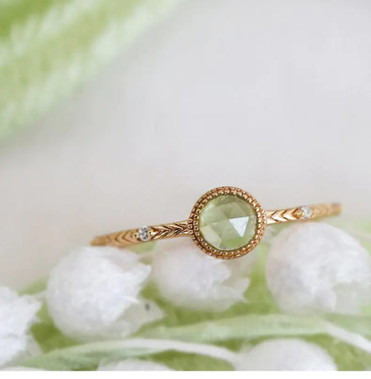 Gold-Plated Fashion Stacking Ring